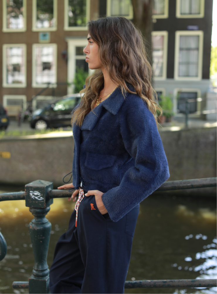 Veste Felicie manches longues en maille douce