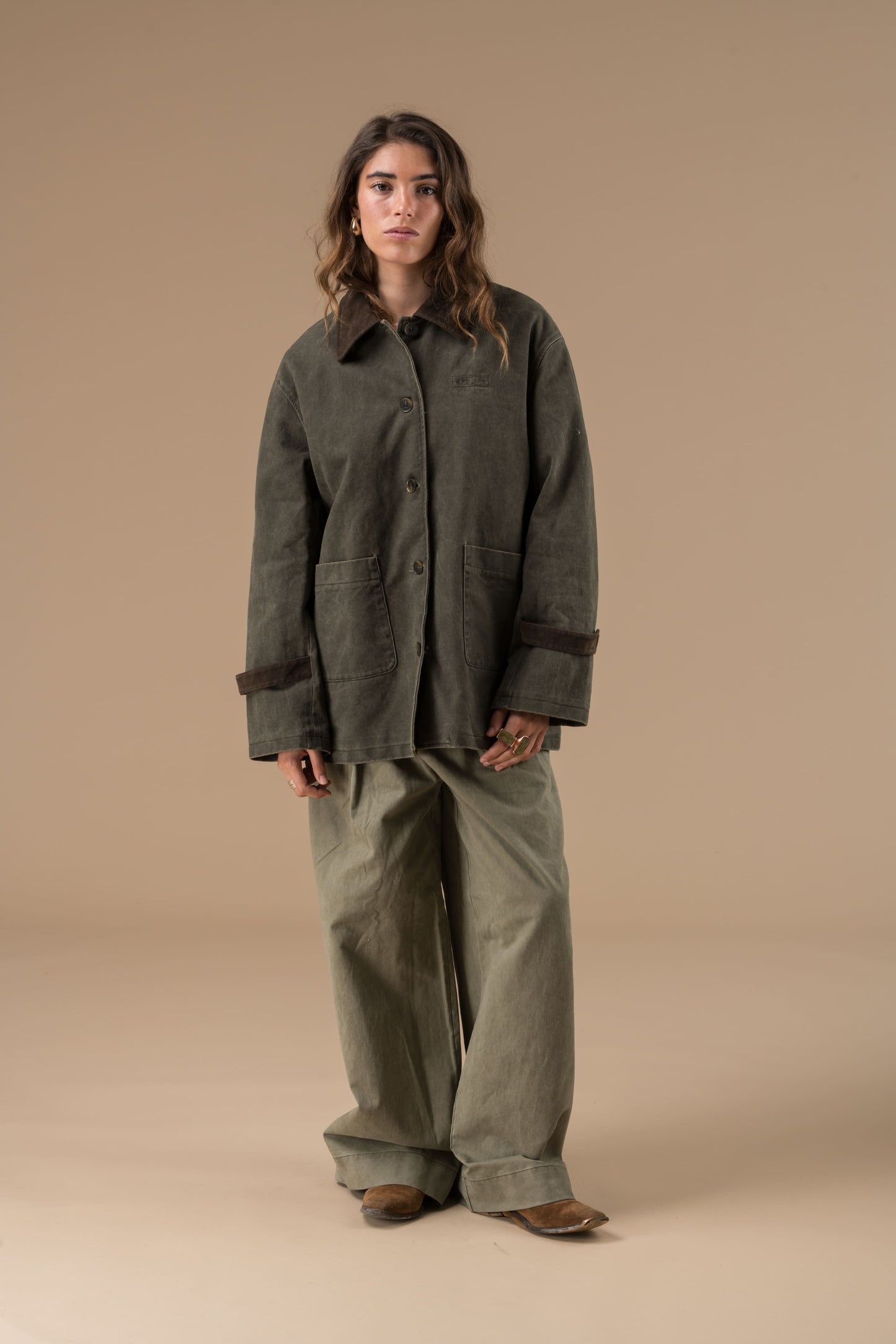 Veste Bachy kaki manches longues