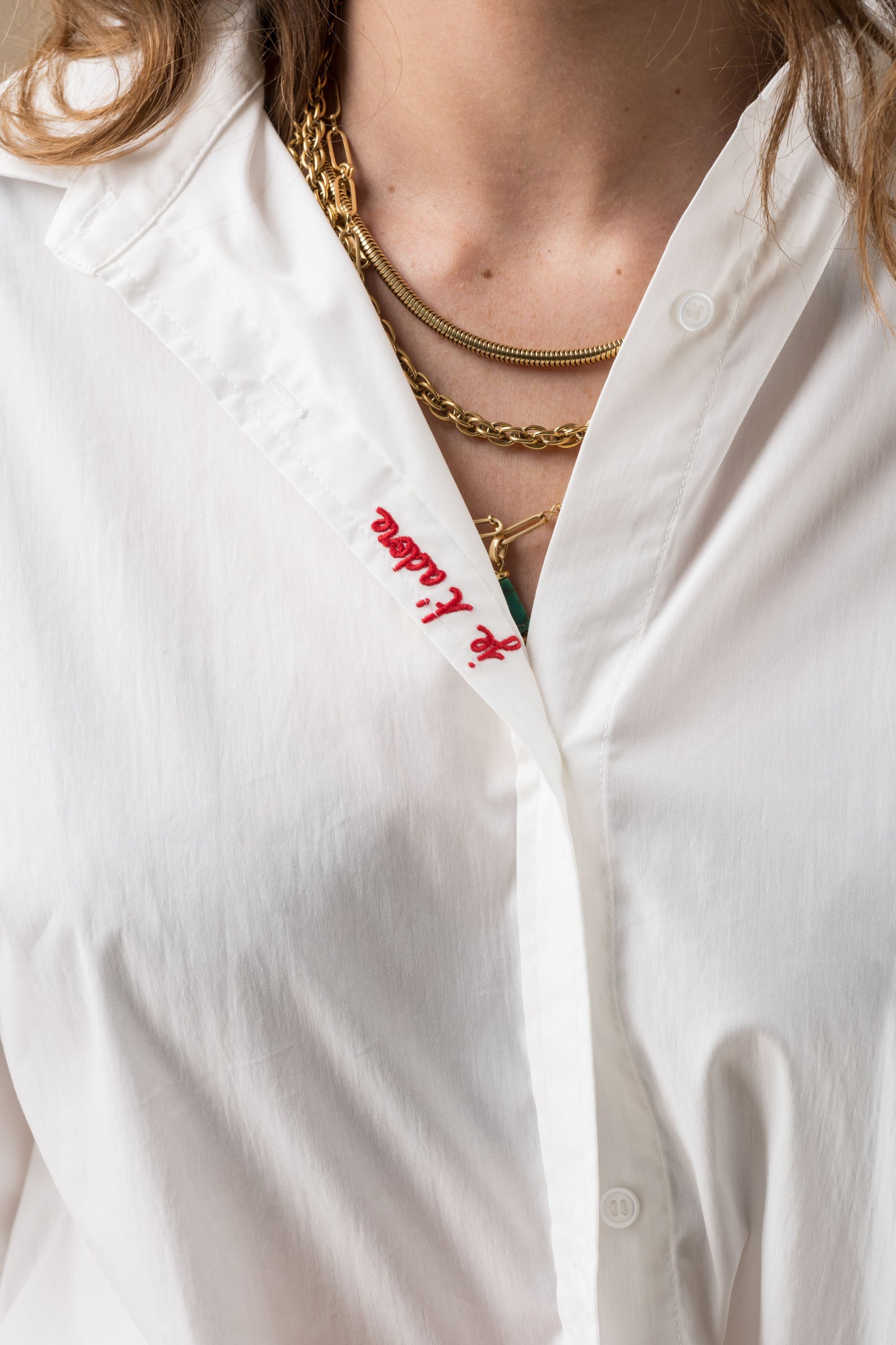 Chemise Daria Blanc à manches longues