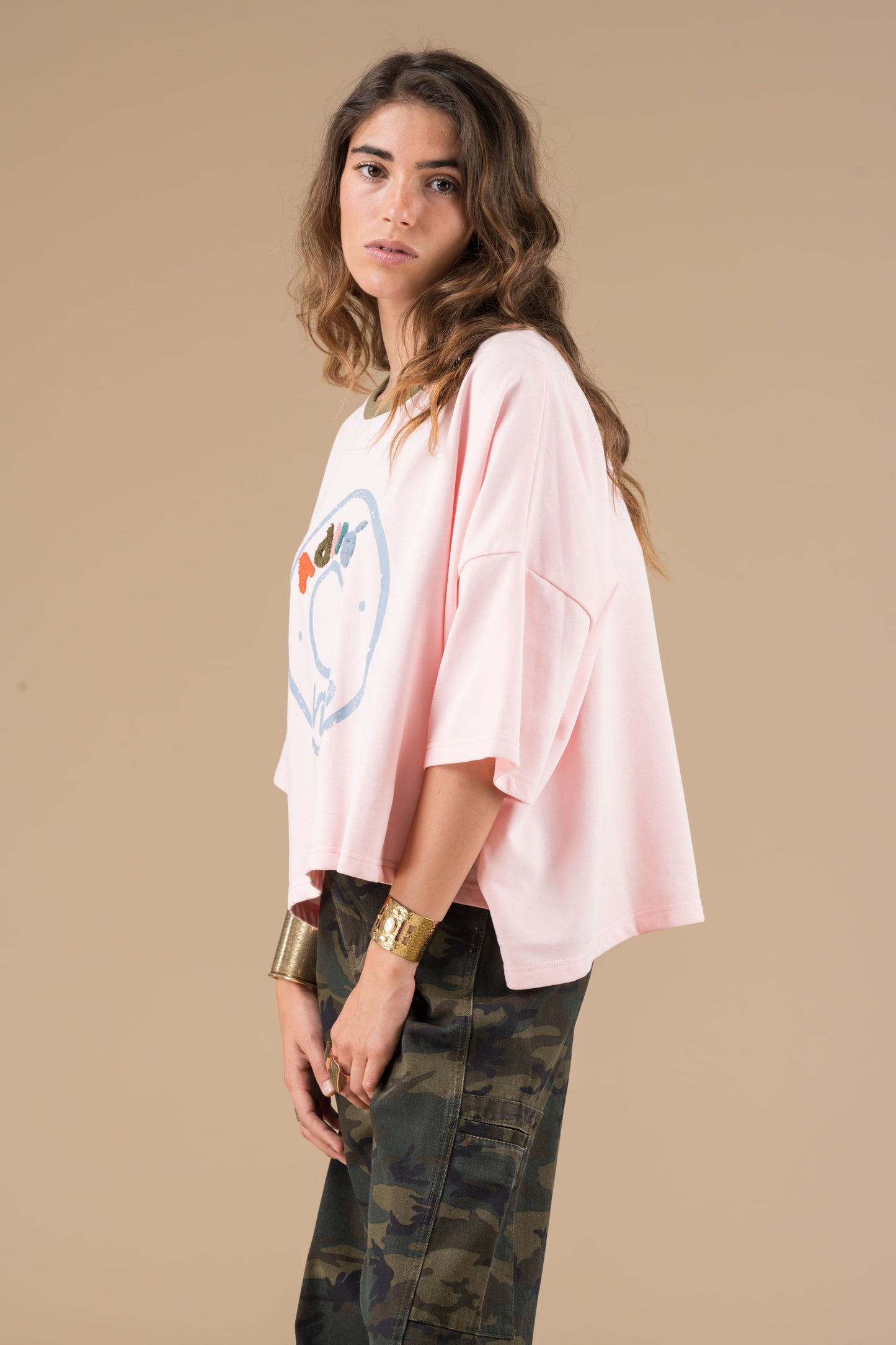 T-shirt Antib à manches larges et tombantes