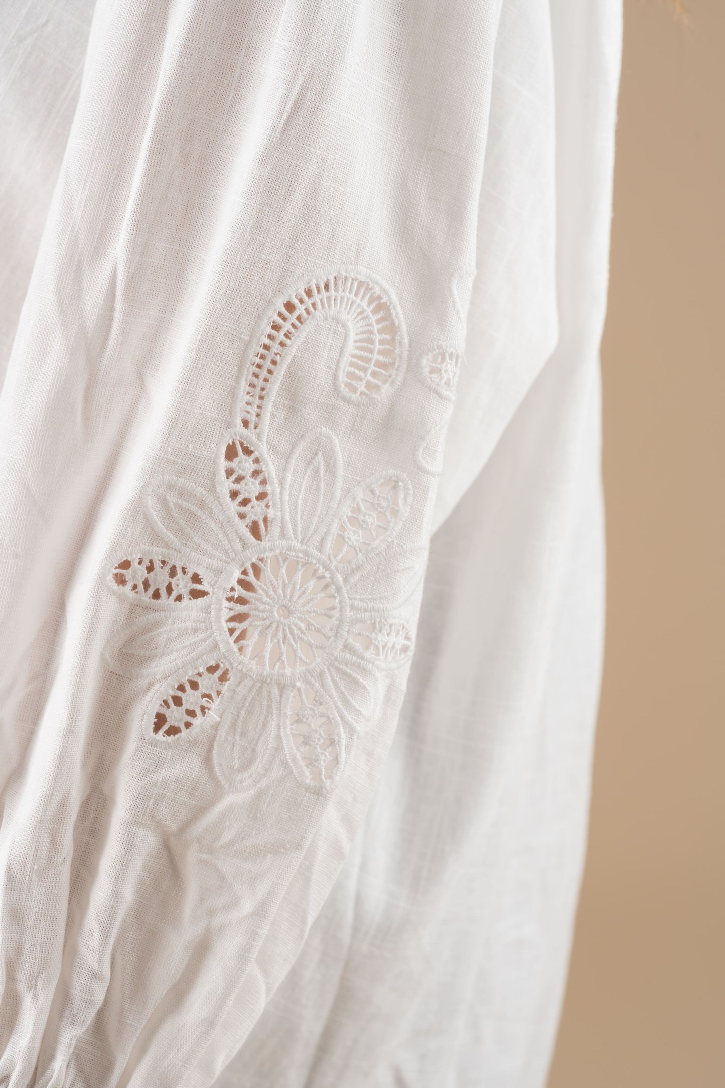 Chemise Kimber Ecru manches longues