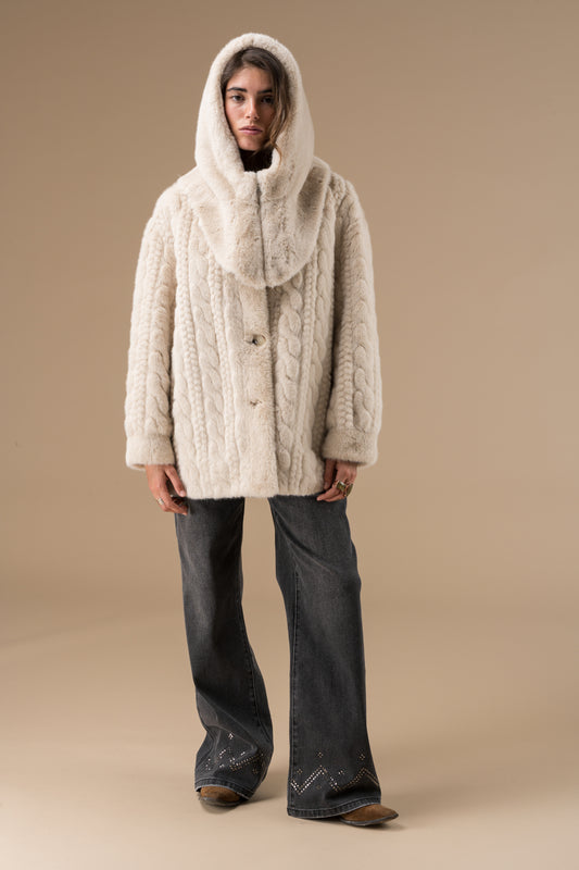 cagoule Aimée conçue en capuchon