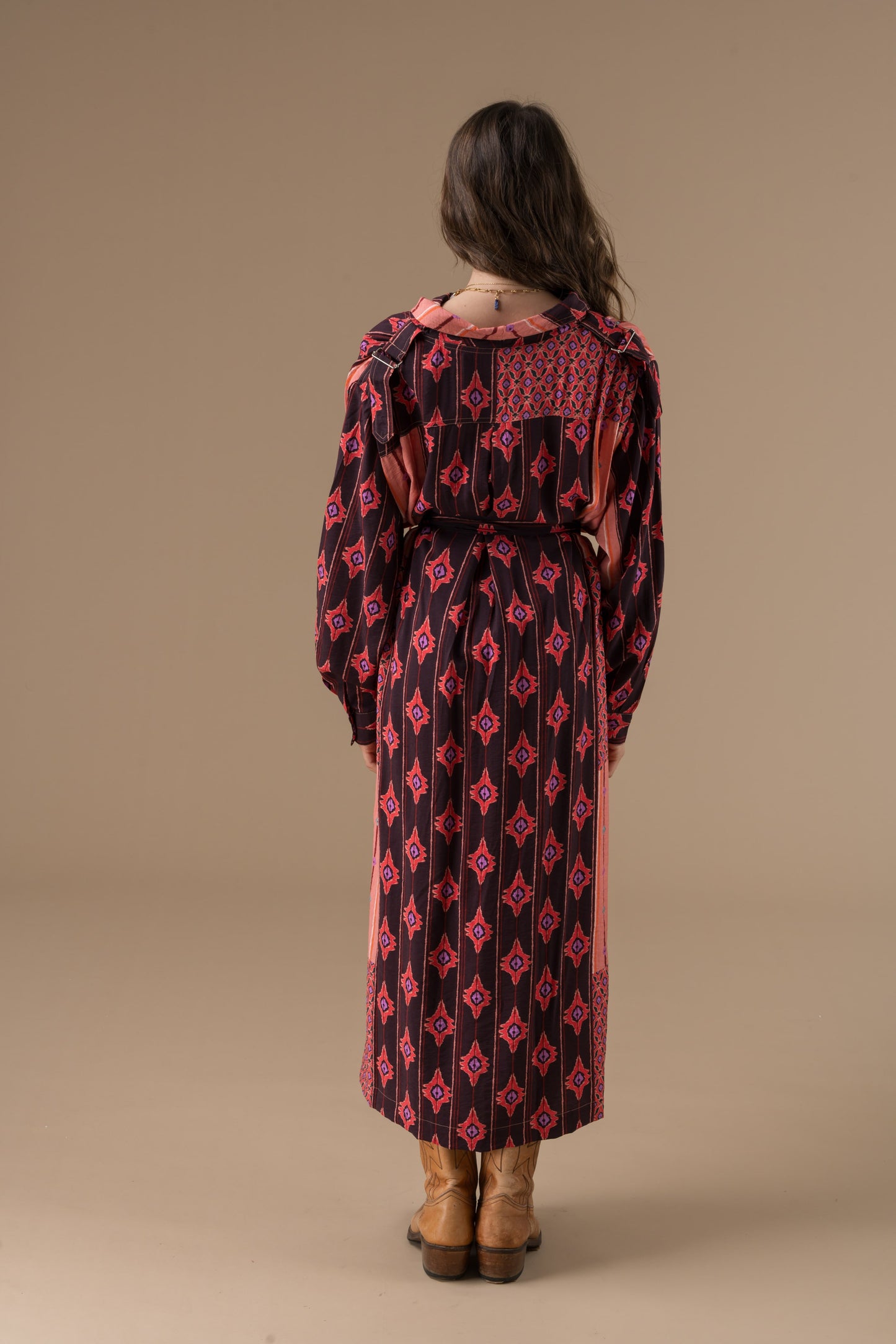 Robe Emilien à ceinture harmonie