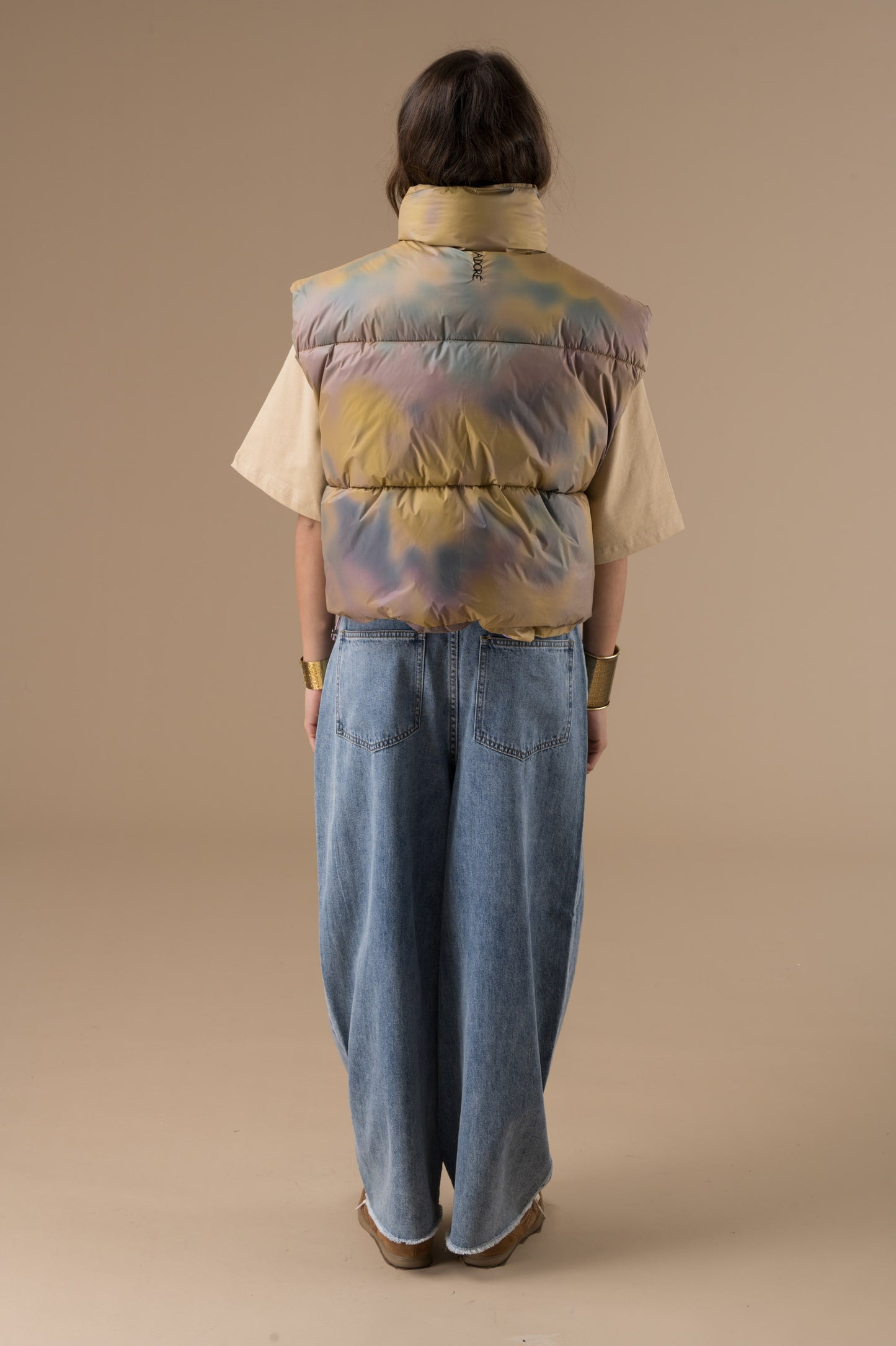 Doudoune Trendy sans manches légère violette