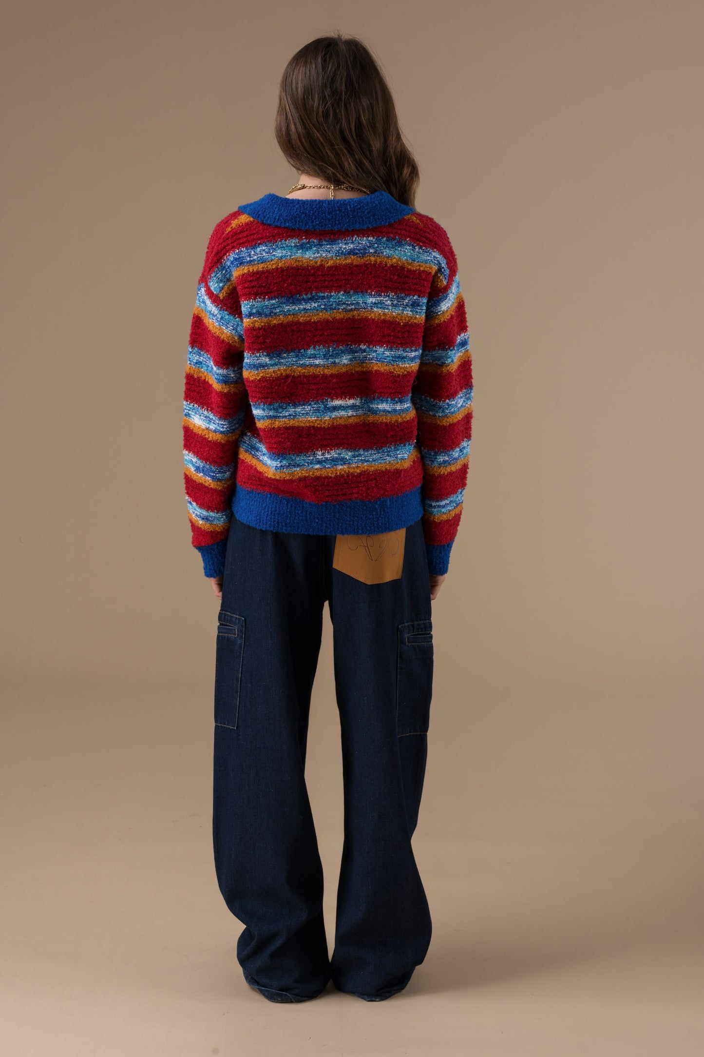 Pull Clarys à manches longues et col zippé