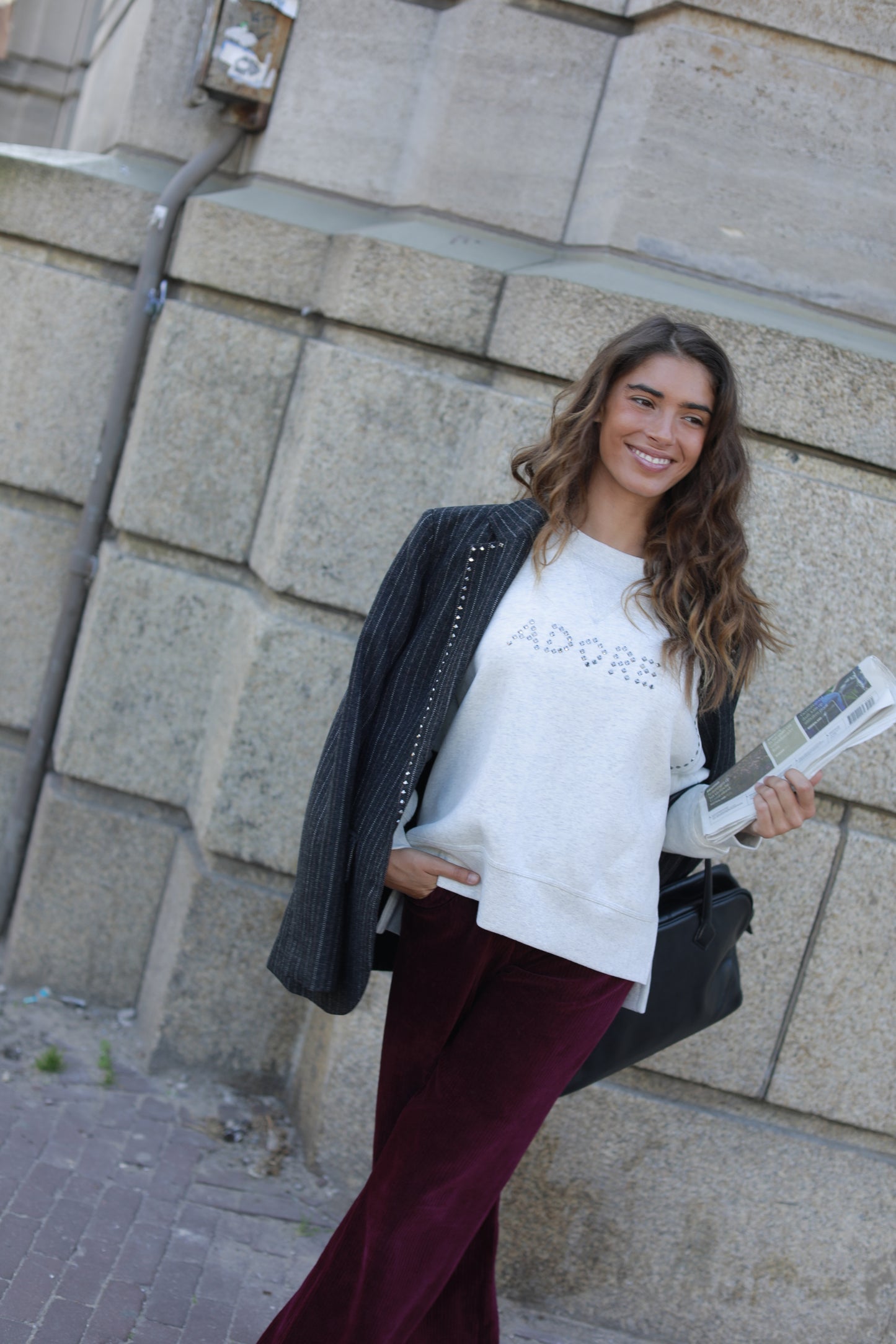 Sweat Flow rehaussé d’un logo clouté