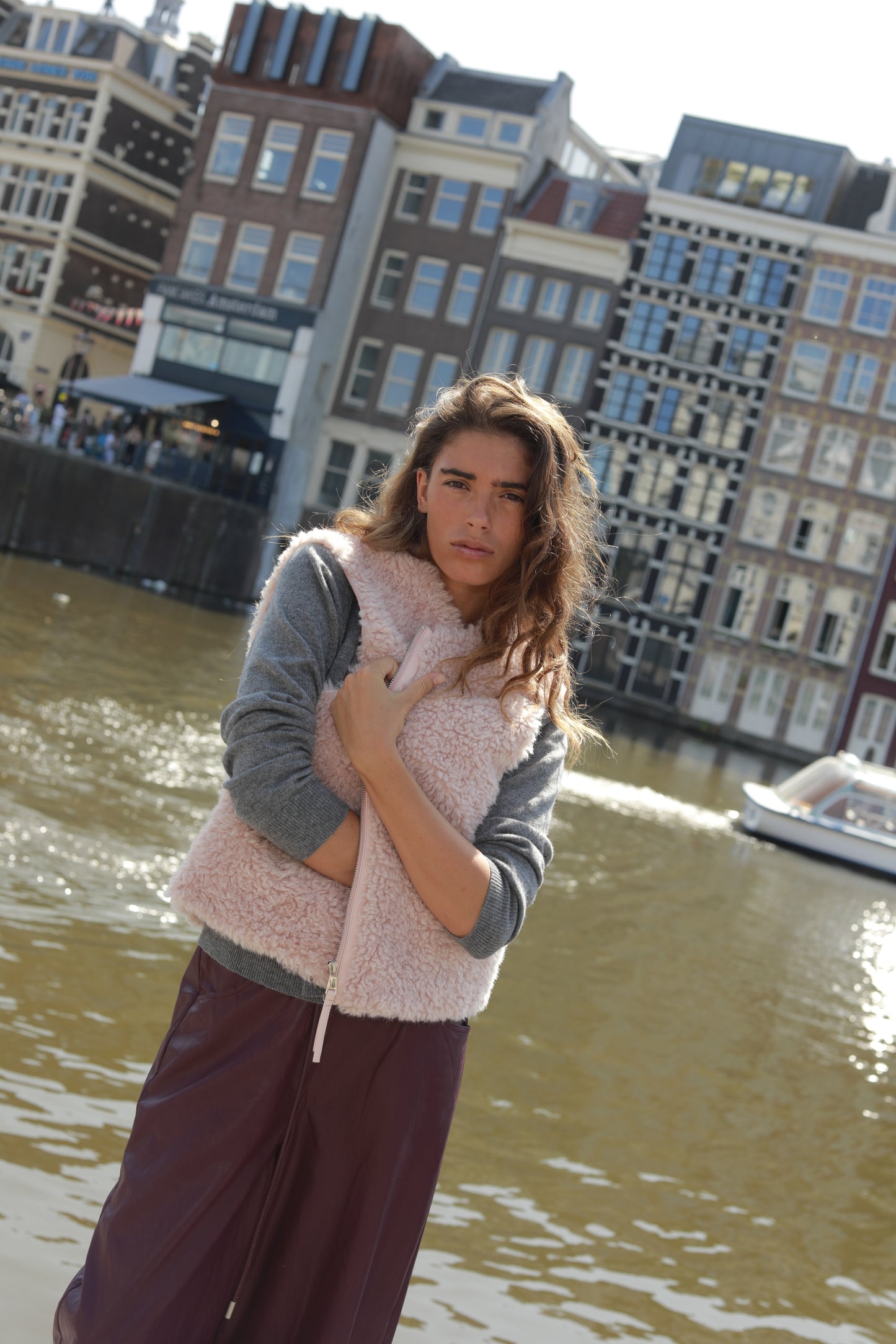 Gilet Ludmila fourrure façon shearling