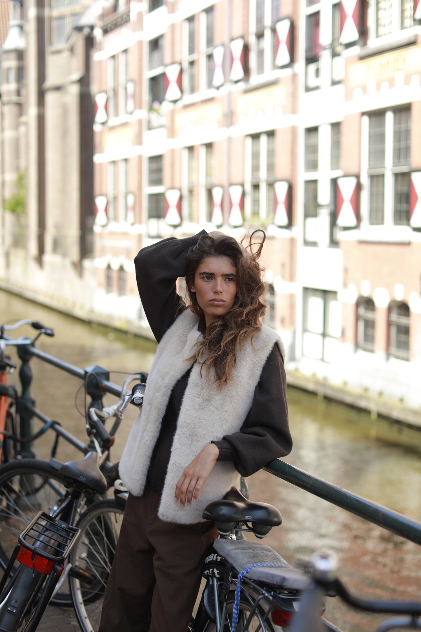 Gilet Vassilissa en fausse fourrure