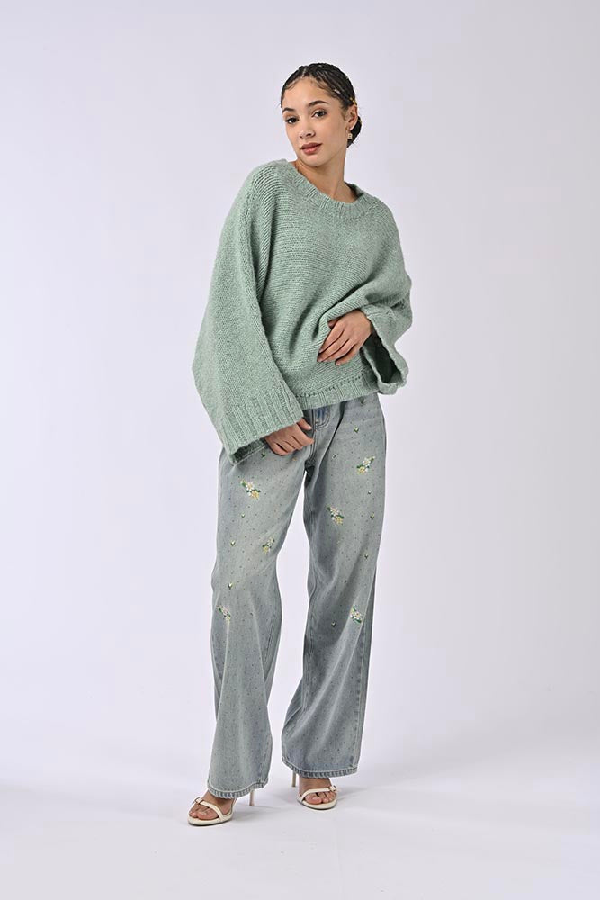 Pull Noémie Vert – Adore Paris