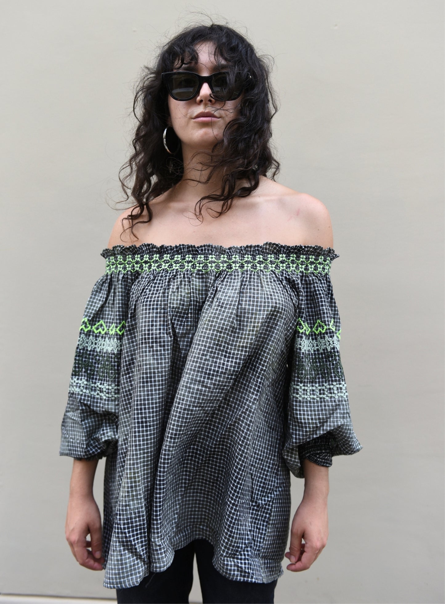 Chemise Enzo Vichy Verte