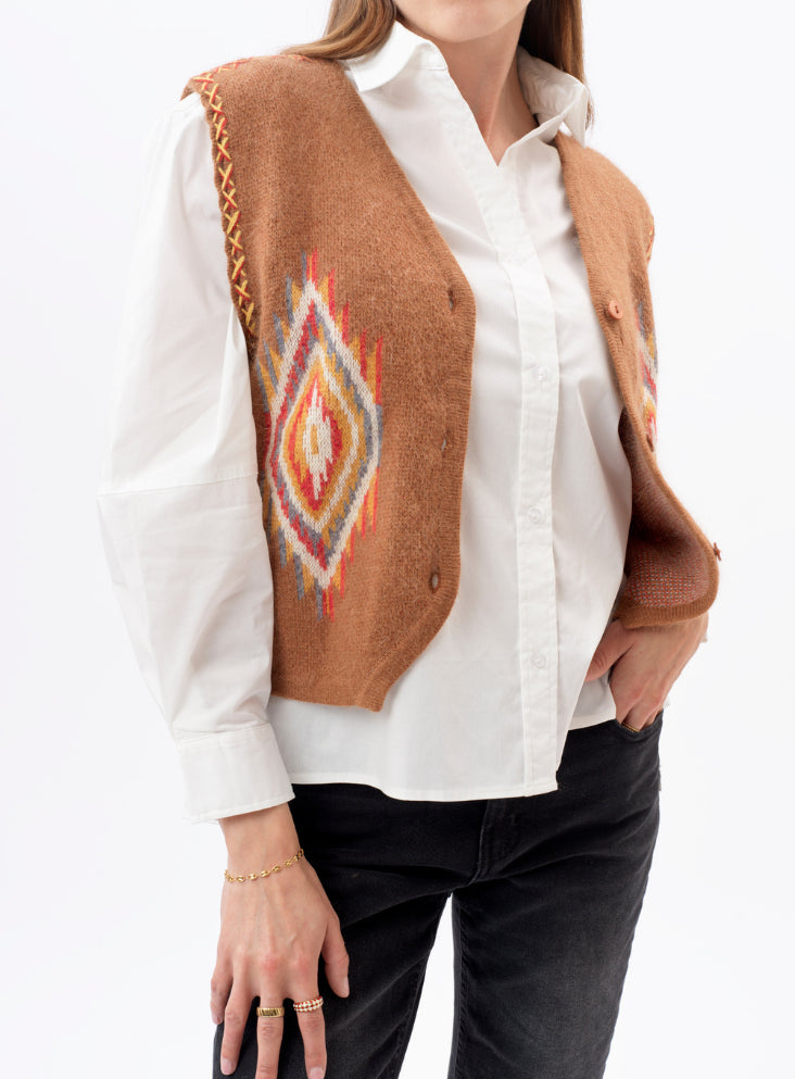 Gilet Laura Beige