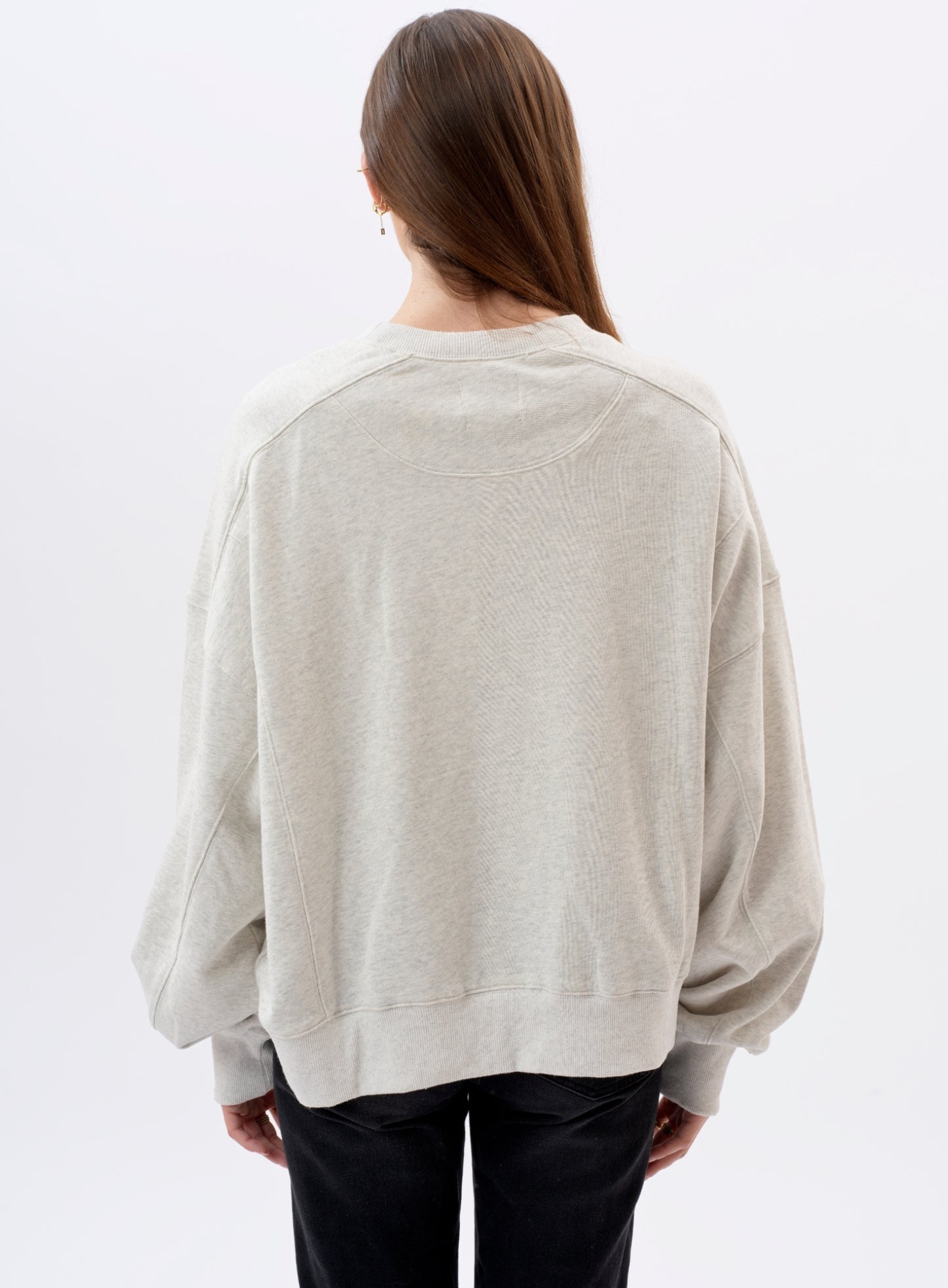 Sweatshirt Flaka Beige
