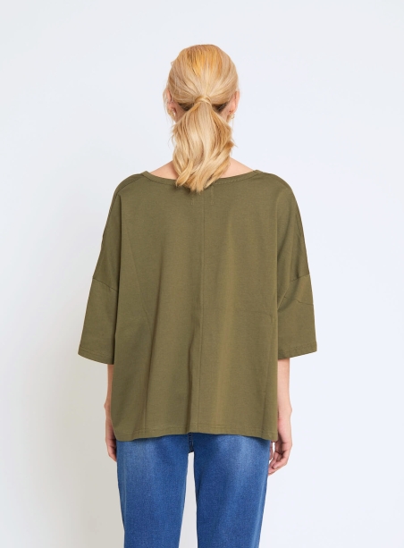 Aryana khaki T-shirt