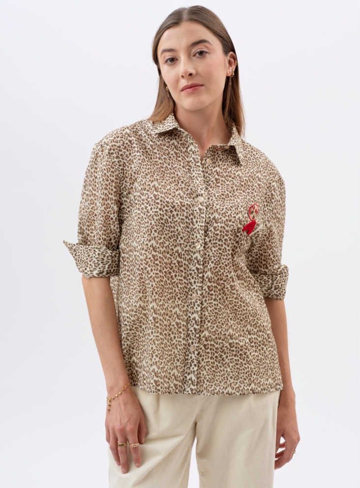 Chemise Daria leopard