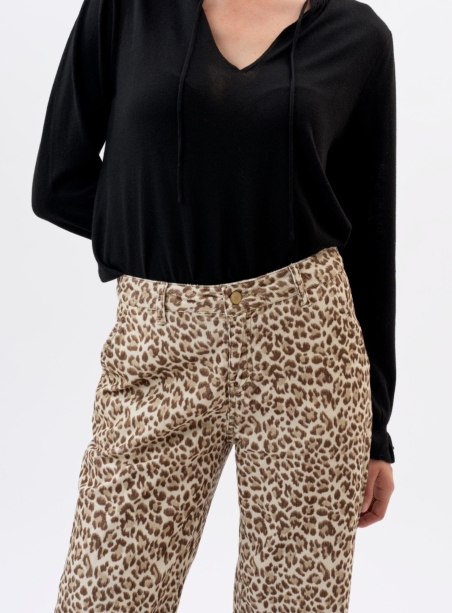 Leopard Penny Pants