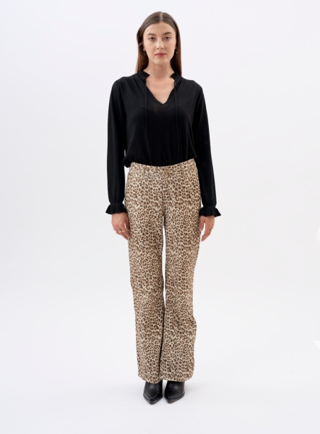 Leopard Penny Pants