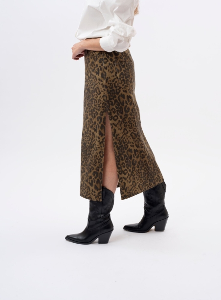 Jupe Reina leopard