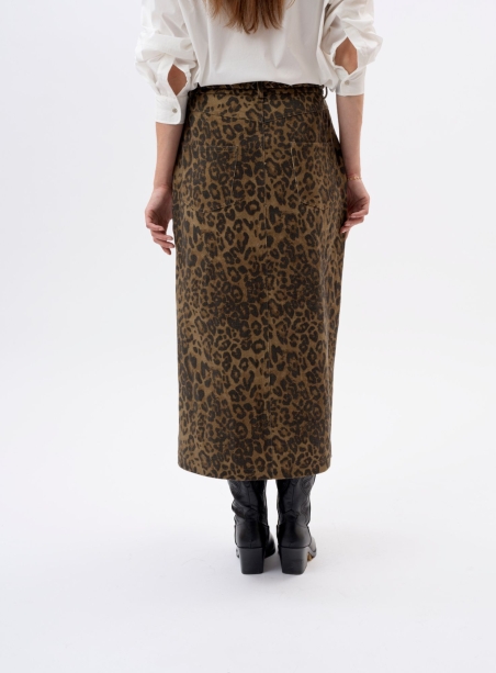 Jupe Reina leopard