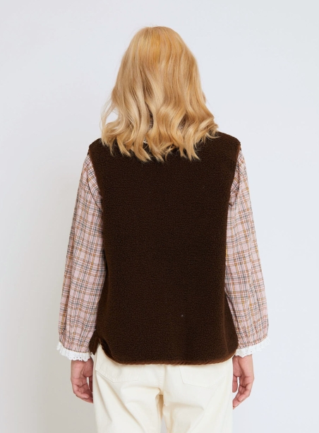 Gilet Solal chocolat