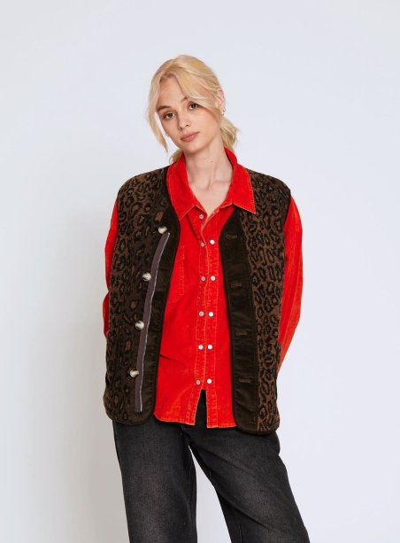 Gilet Solal leopard