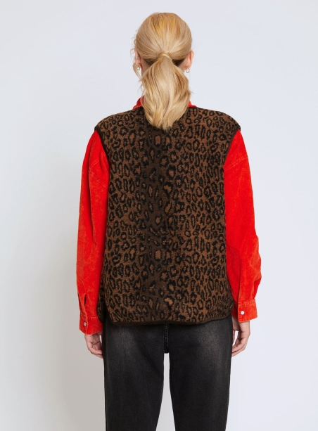 Gilet Solal leopard