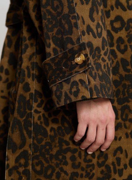 Trench Trenchy leopard