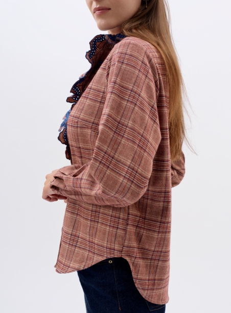 Alya Red Check Shirt