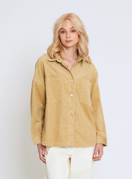 Bertie beige overshirt