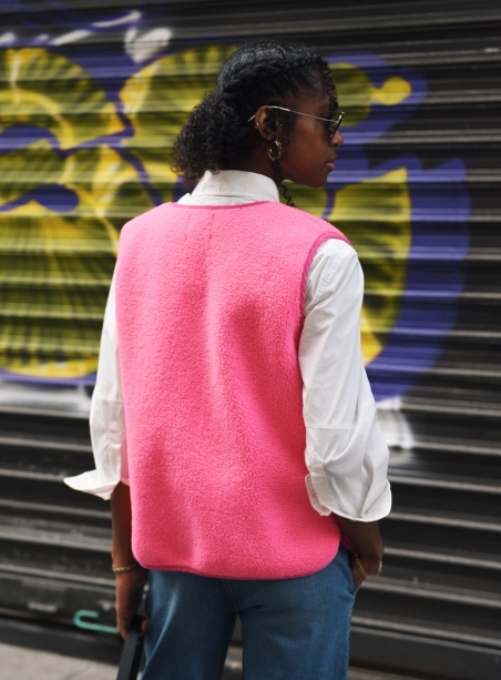 Gilet Solal rose