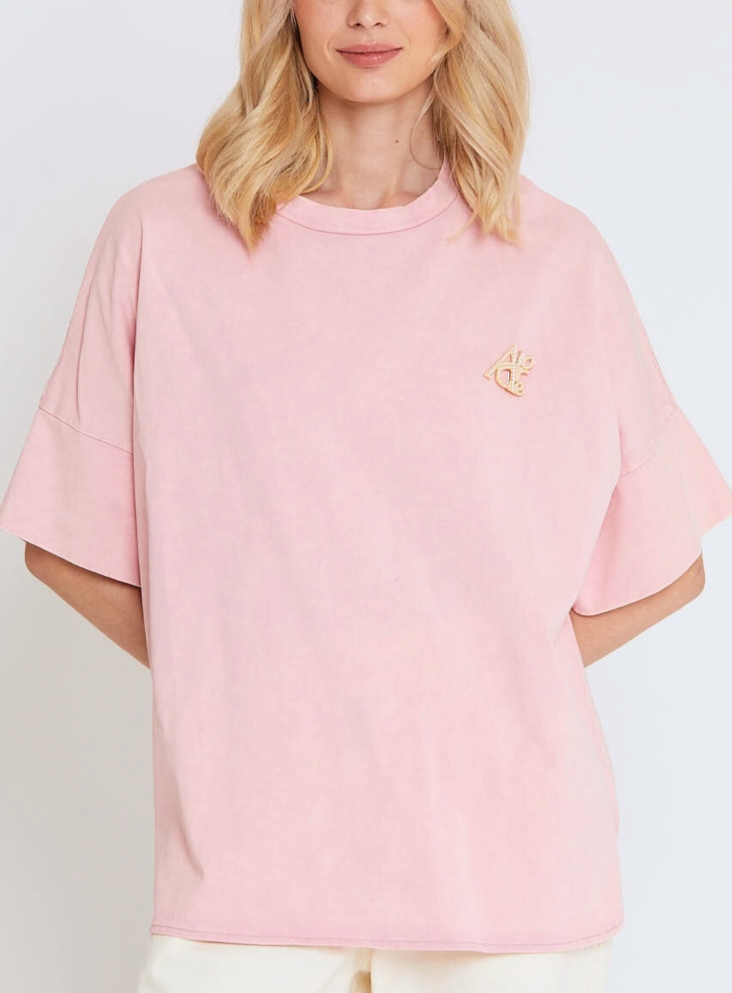 T-shirt Cyrielle rose