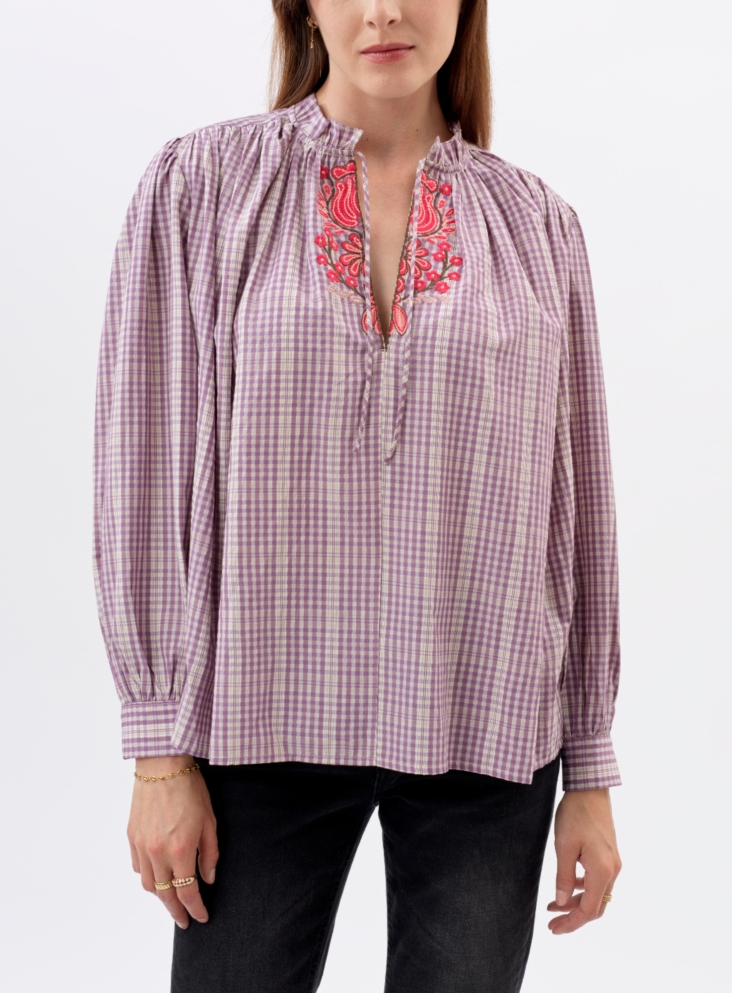 Dane purple blouse