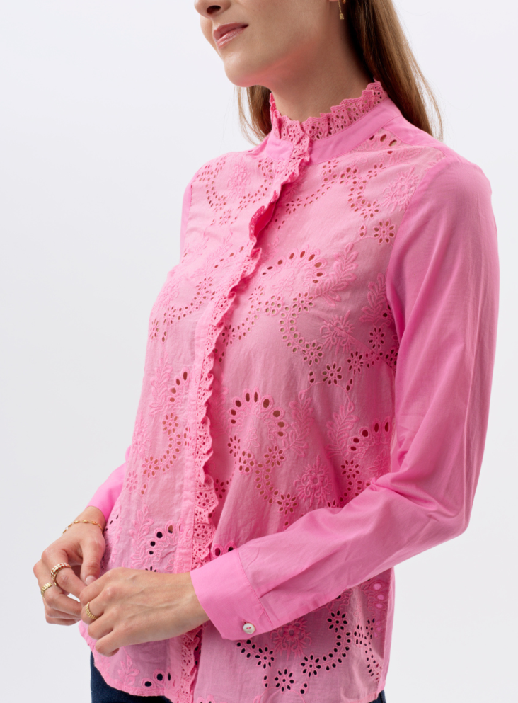 Chemise Loan rose