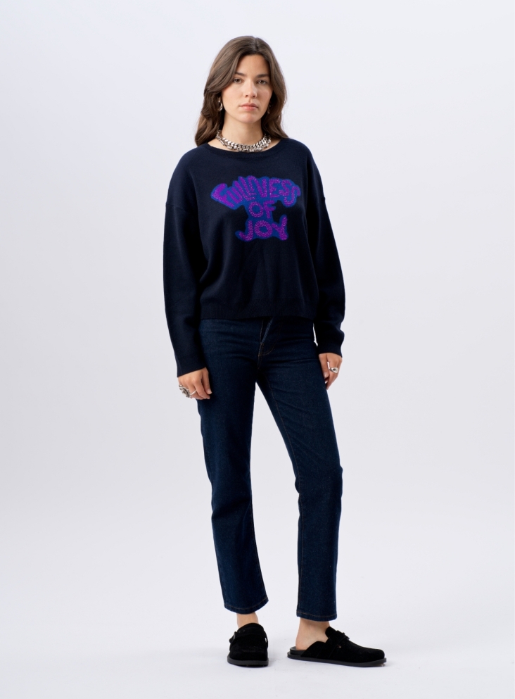 Riga navy sweater