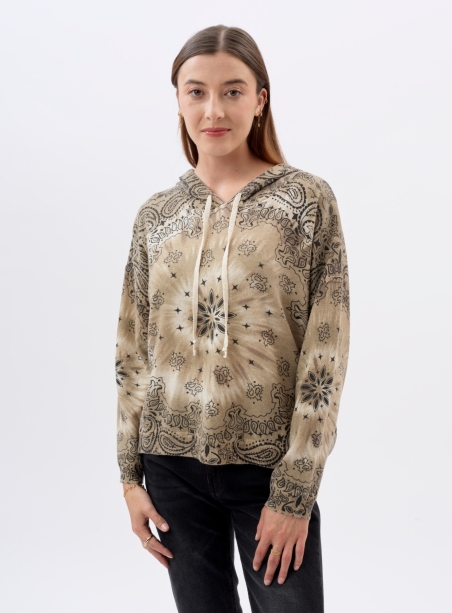 Hoodie Lubin la seventies nougat