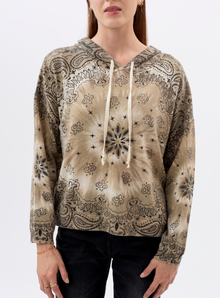 Hoodie Lubin la seventies nougat