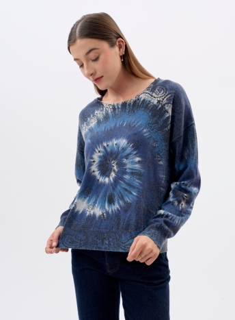 Edmond seventies blue sweater