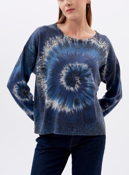 Edmond seventies blue sweater