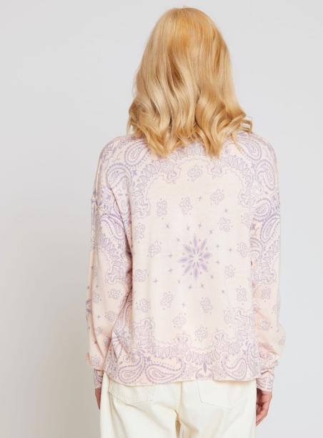 Pull Edmond l'Insolente chamalow violet