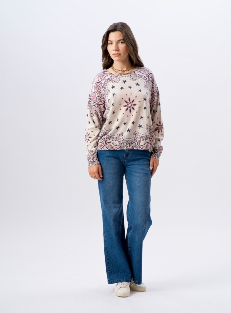 Edmond l'Americaine ecru sweater