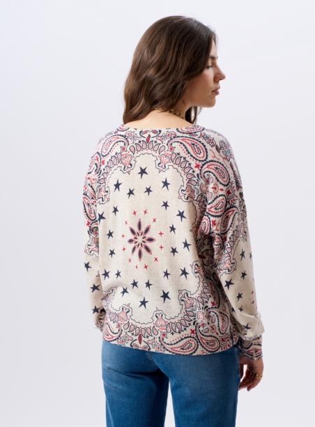 Edmond l'Americaine ecru sweater