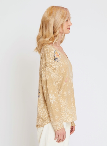 Pull Esme la rêveuse beige