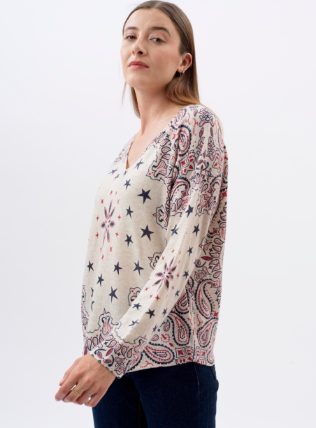 Esme l'Americaine ecru sweater