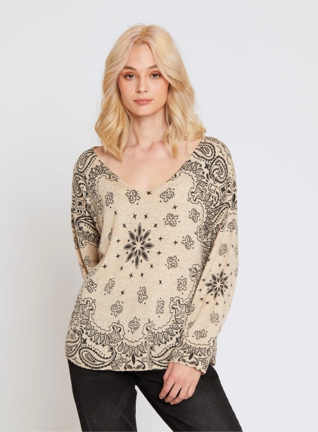 Pull Esme l'Adorée nougat