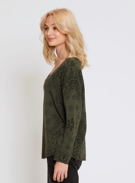 Esme l'Adoree khaki sweater