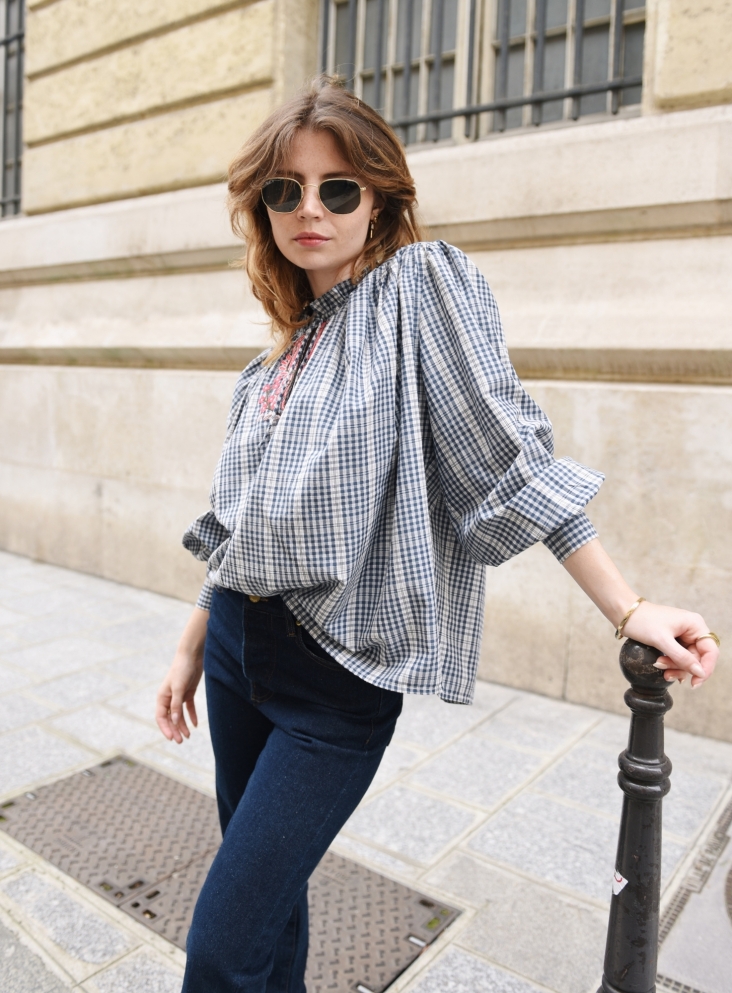 Blouse Dane bleu