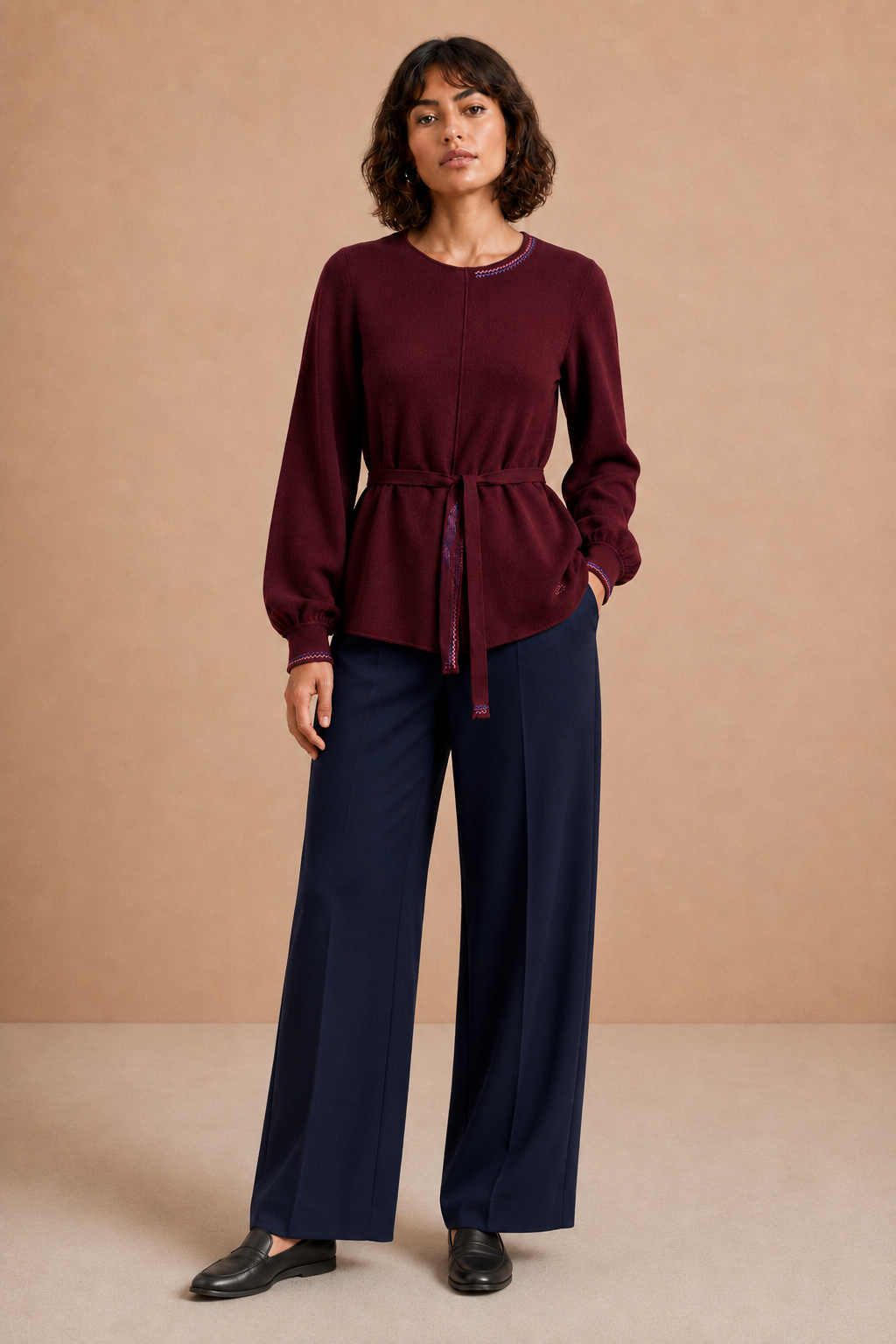 Pull Bertilde - Bordeaux