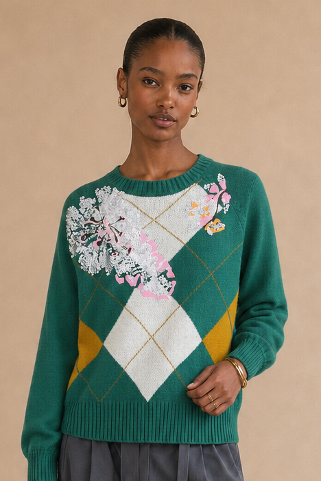 Pull Belina - Emeraude
