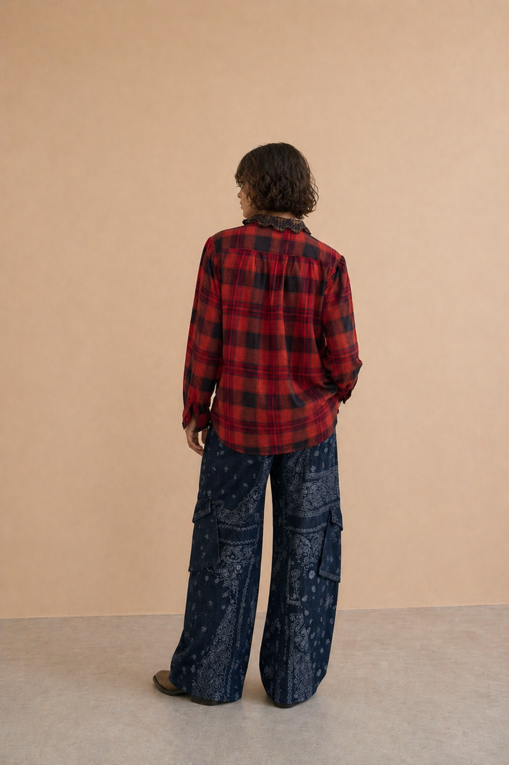 Chemise Alya - Carreaux Rouges