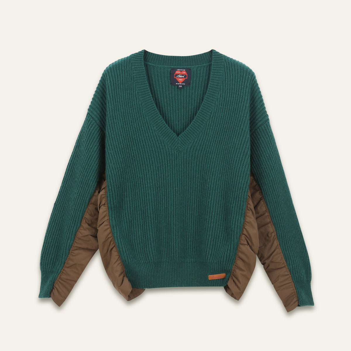 Pull Anita canard en maille côtelée | Adoré Paris