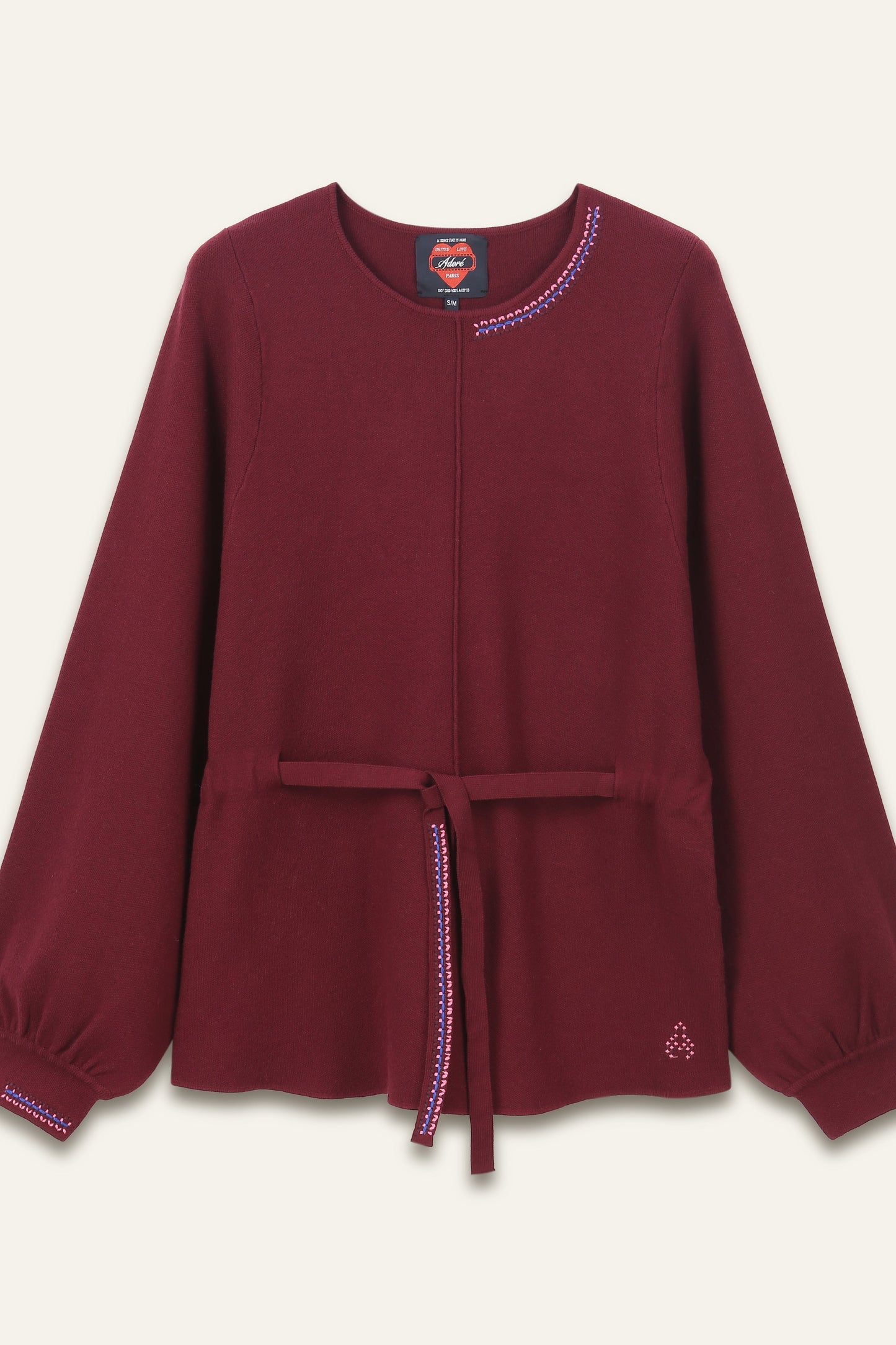 Pull Bertilde - Bordeaux